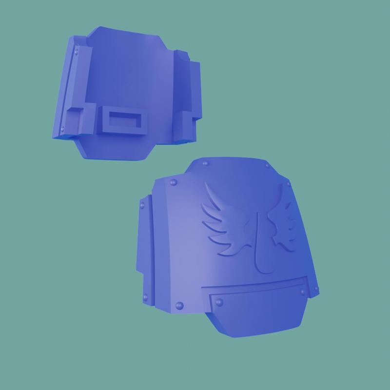 Blood Angels Dreadnought shoulder pad