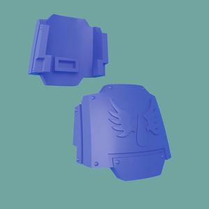Blood Angels Dreadnought shoulder pad