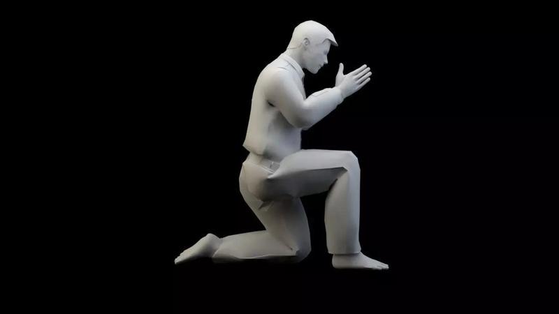 kneeling