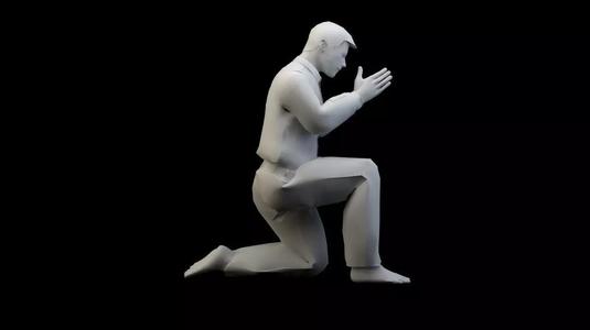 kneeling