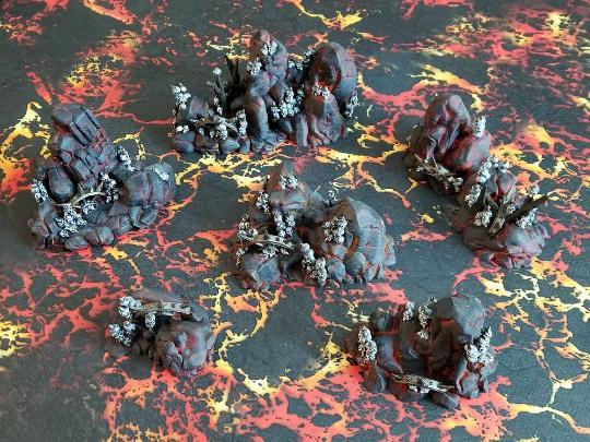 Craggy Outcropping Bundle - Grimdark Version