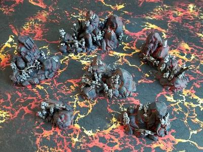 Craggy Outcropping Bundle - Grimdark Version