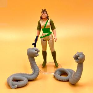 Kenner style 3.75 scale Lamproid for Star Wars Action Figure Creature Cantina