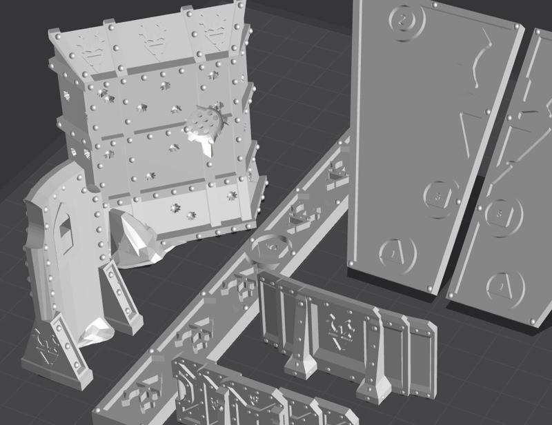Kill Team 3Ed Gauges & Barricades: Corsarir Voidscarred