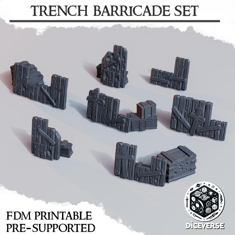 Trench Crusade Terrain: Barricades