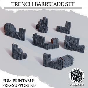 Trench Crusade Terrain: Barricades