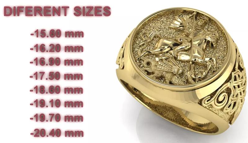 Saint George Ring - DIFERENT SIZES