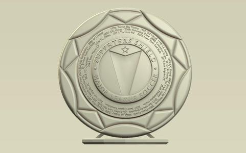 Supporters' Shield on the stand  3d