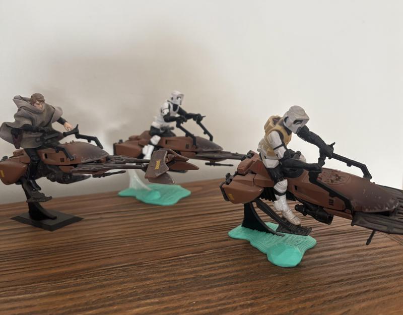 Star Wars Handlebar and stands for your speeder bike 3'75