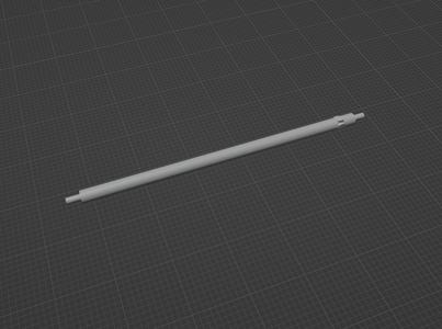AMT 57 Chevy Bel Air Driveshaft  Replacement Scale Model Car Parts