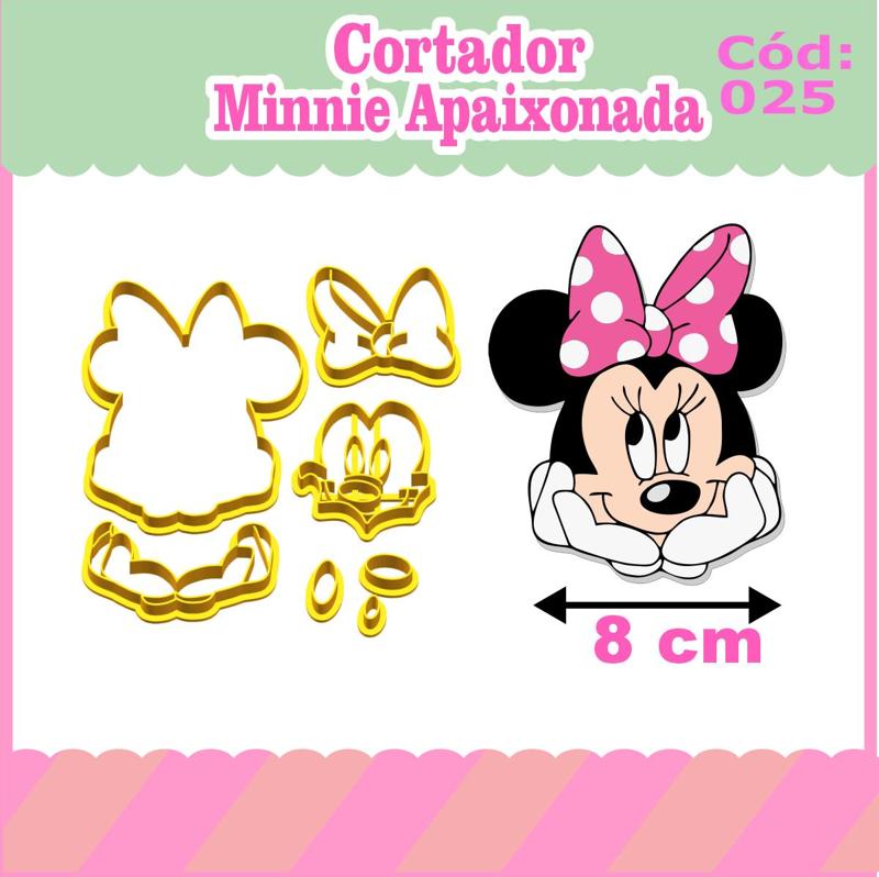 CABEÇA MINNIE 8CM (ARQUIVO DIGITAL)