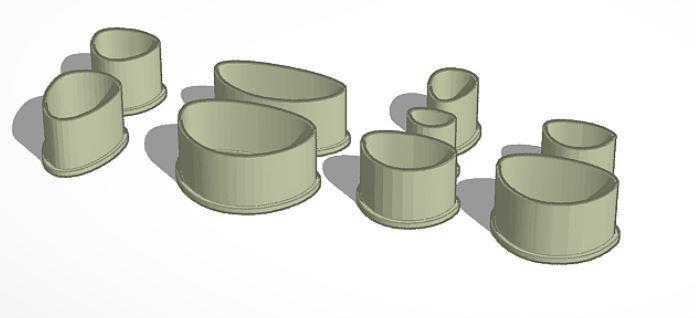 Various Shapes Cutters for Clay - Clay Cutters