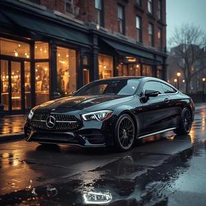 Luxury on Wheels: An Examination of the Deep Black Finish and Striking Features of a Mercedes-Benz