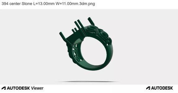 Regal Square Solitaire Ring