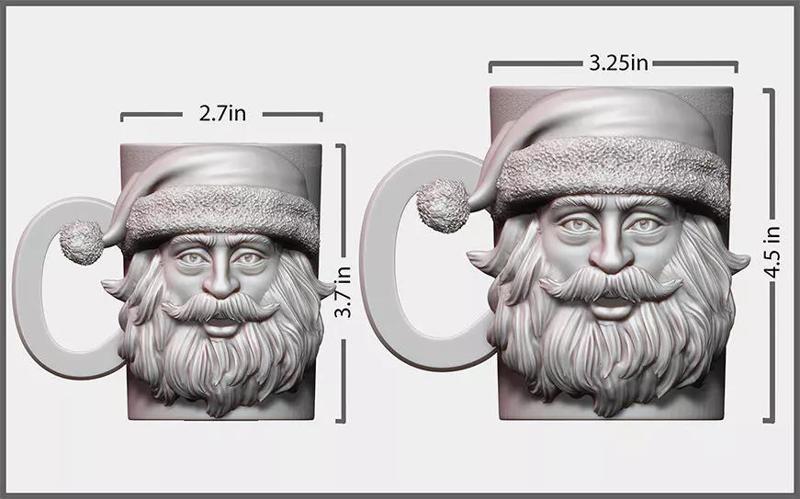 Santa Claus Face Mug
