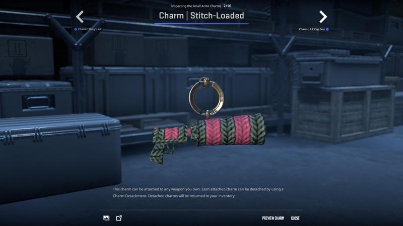 CS:GO/CS2 Stitch Loaded Keychain