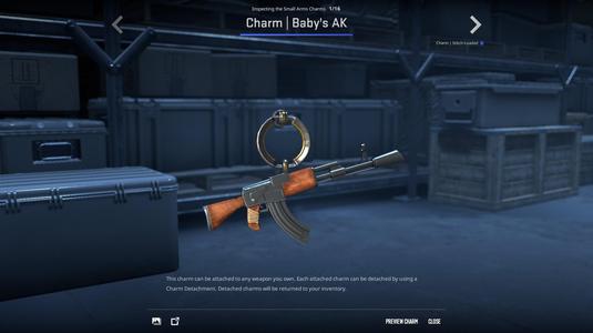 CS:GO/CS2 Baby's AK Keychain