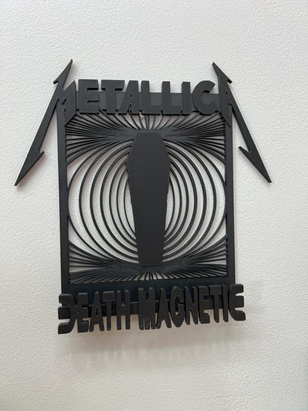 Metallica CD Wall Mount - Death Magnetic Album - Plus Bonus Files!
