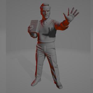 Ed Warren - The Conjuring Movie - Zombicide/RPG Miniature