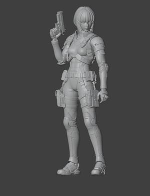 Major Motoko Kusanagi Ghost in the Shell Anime Action Figure