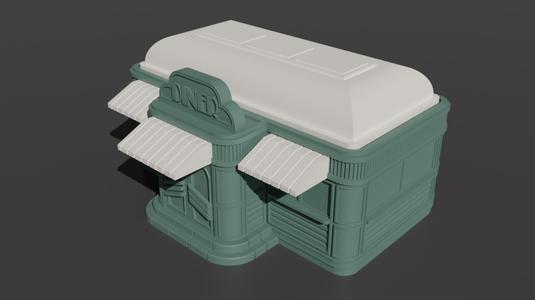 American Diner - Suitable for Marvel Crisis Protocol or other miniature games.