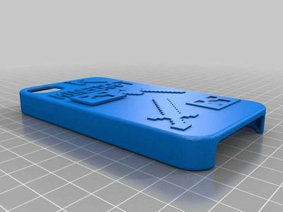 Iphone 4 case Minecraft Relieve v2