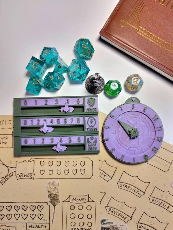 Daggerheart tracker - HP, Stress, Hope, Armor