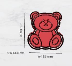 bear 1 cutter and stamp