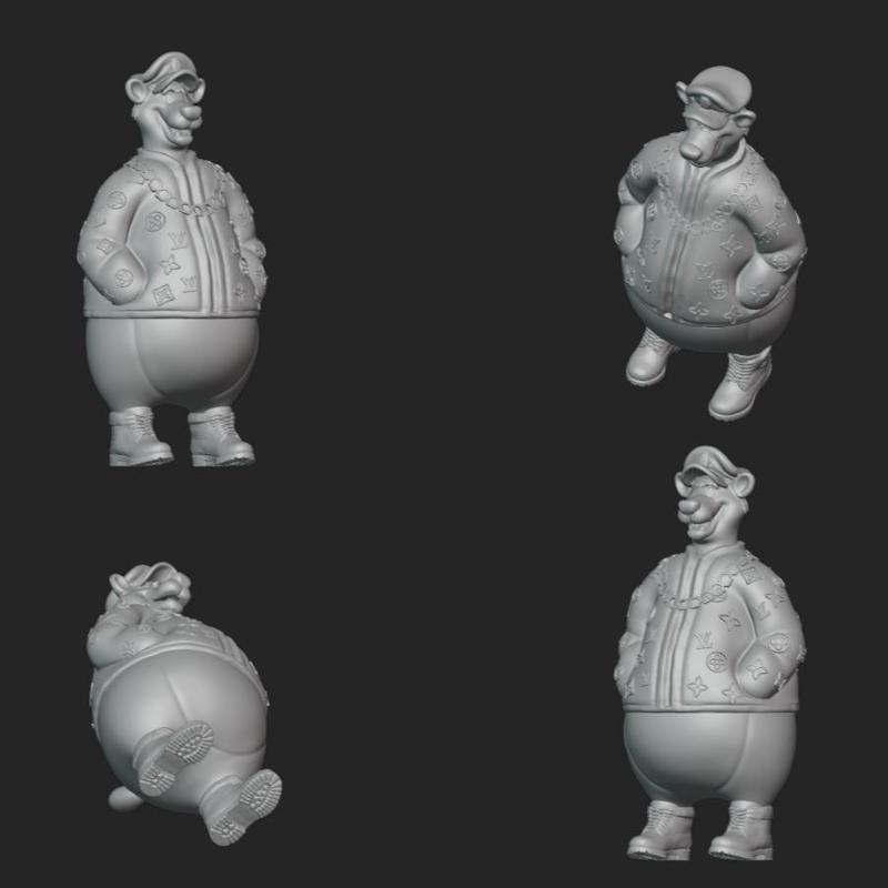 BALOO VON BRUINWALD XIII FIGURINE 3D STL FILE | BALOO VON BRUINWALD XIII FIGURINE DIGITAL FILE