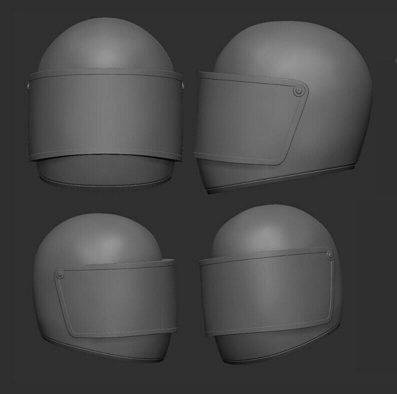 Helmet/Casque 3D STL File | Helmet Digital File