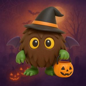 Kuriboh (Pumpkin Candy & Bat Wings) - Halloween Edition (Yu-Gi-Oh!)