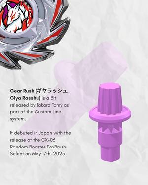 Beyblade X Bit Gear Rush GR