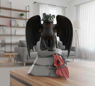 How to Train Your Dragon Toothless statue STL file
