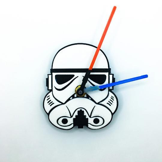 Star wars inspired Stormtrupper Wall Clock - The Mandalorian Edition- 3D Printer
