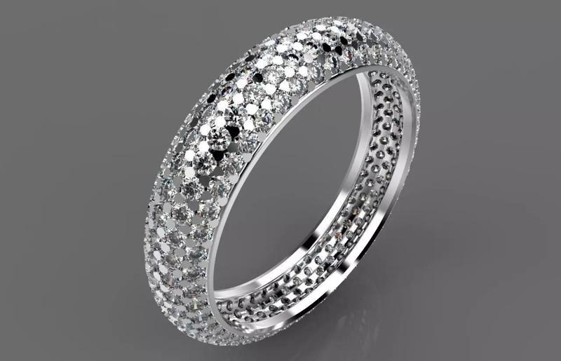 Ring diamond eternity