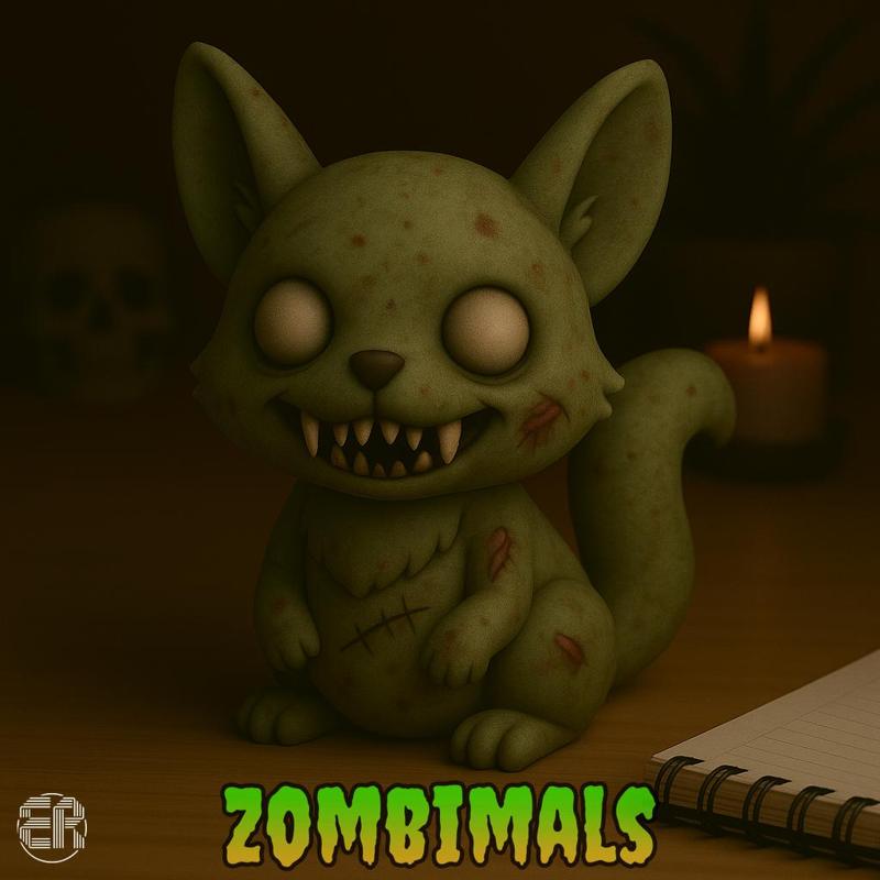 Squirrel - Zombimals Collection 👻✨