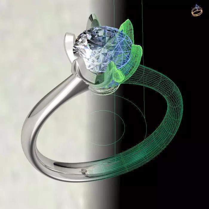 Jewelry CAD STL Ring-CC38