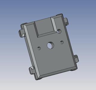 Adapter for standard motor on Bubendorff roller shutters