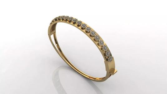 STL 3DM Diamond With Stone Womens Bracelets Women Bracelet