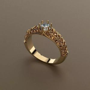 gold diamond ring