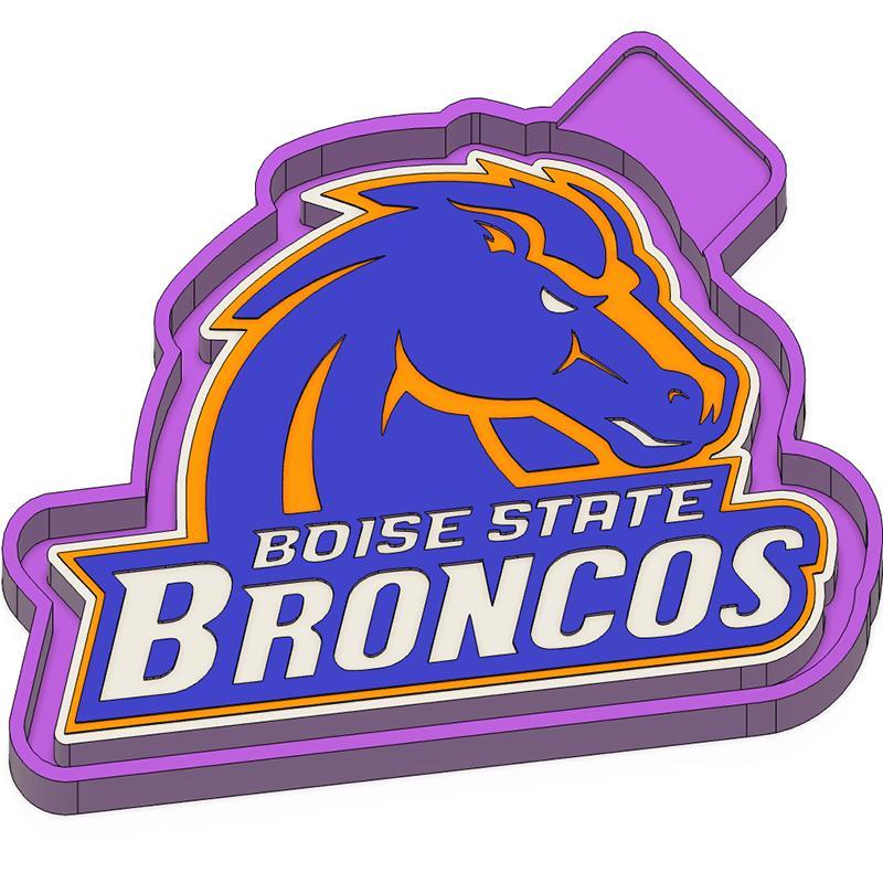 Boise Broncos Freshie STL Mold Housing