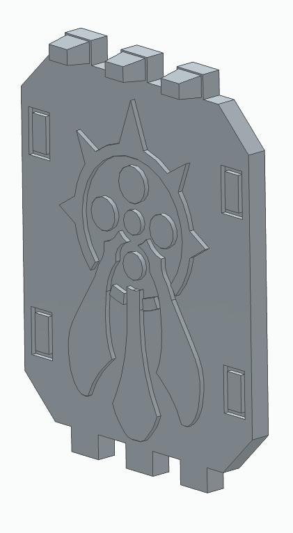 30k Dark Angels Land Raider Door - Order of Santales