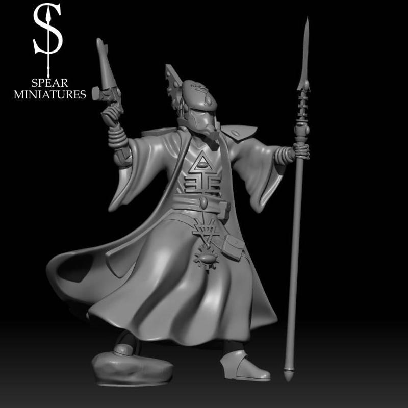 Space Elf Longwatcher W/ Spear and Pistol