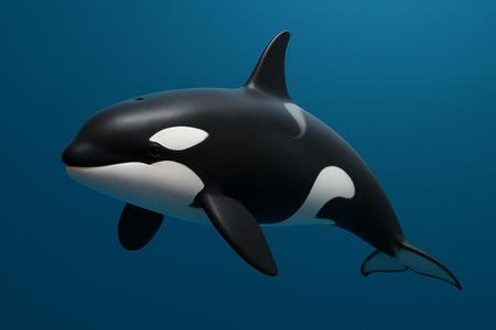 3D Render of an Orca Whale