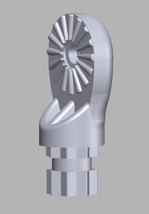 Attachment for rod holder to quick-release bracket