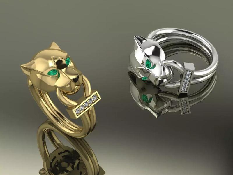 Panther Ring Gold