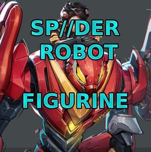 Robot Peni Parker's Spider Robot Bot, MEch, Default costume Marvel Rivals Clothed Custom Figurine