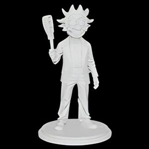 Rick Sanchez Holding Spatula