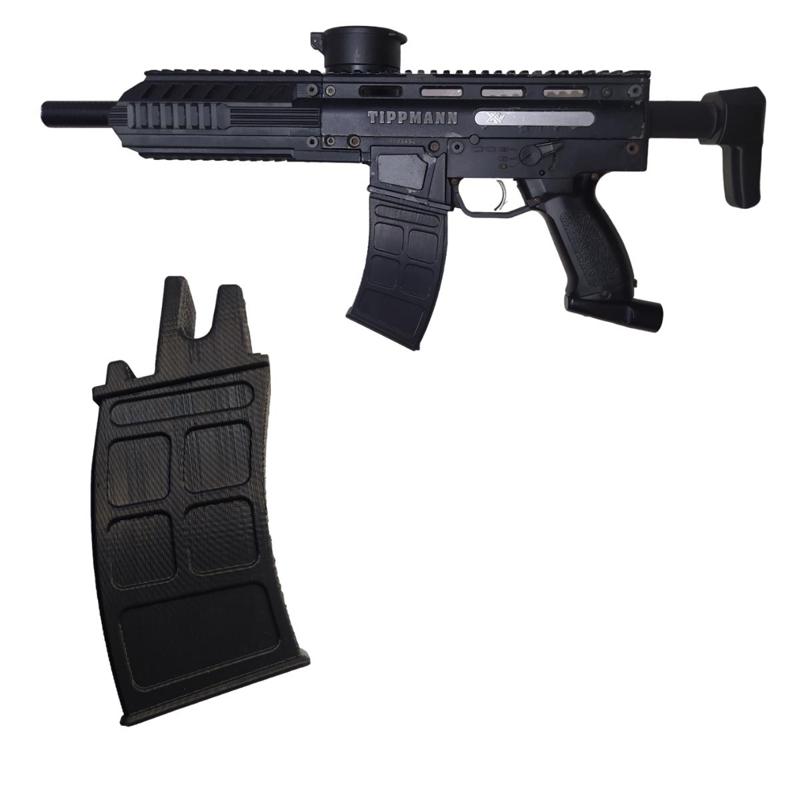 Mag Magazine Para X7 Longo Curvo Tipo Tm-15 Paintball