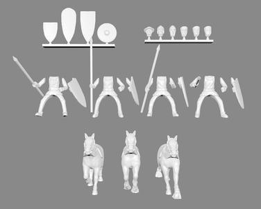 Mounted Sergeant Miniatures Customizable